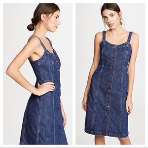 Madewell Denim Button-Front Dress